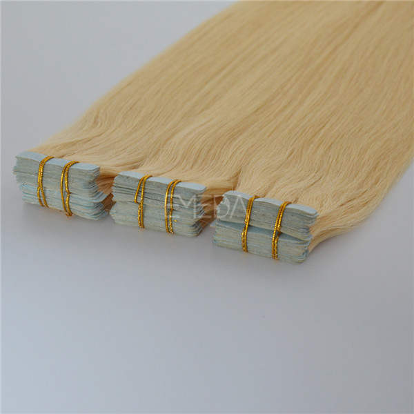 Best Selling Tape Human Hair Extensions Grade 7A Double Sided Tape Hair Extension JF025